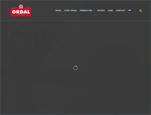 Tablet Screenshot of ordal.be